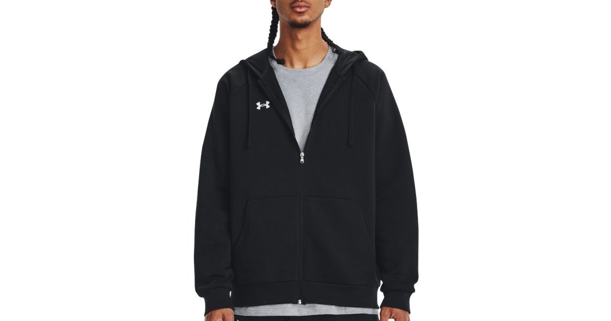 Pulover Under Armour Rival Fleece FZ Črna | 1379767-001, 1