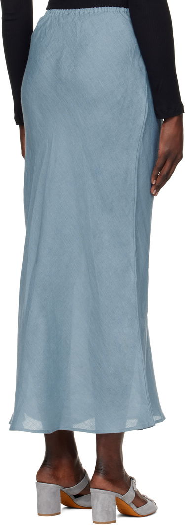 Krila Baserange Maxi Linen Skirt Modra | SKDY-SL-SP25, 2