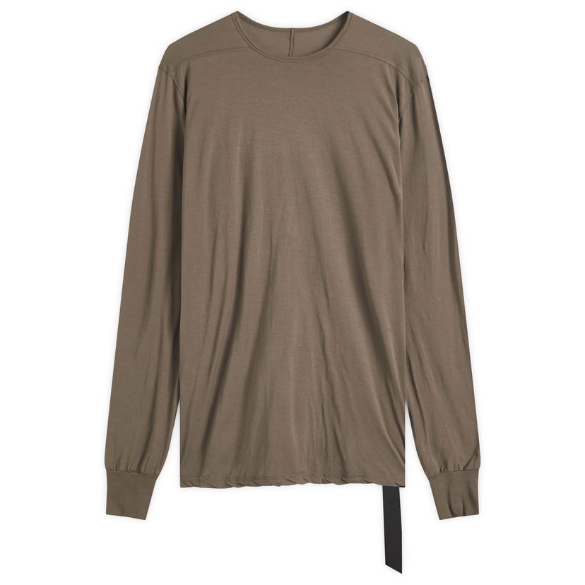 Majica Rick Owens Rick Owens DRKSHDW Level Long Sleeve T-Shirt, Size Small Rjava | DU01E3260-BH-34