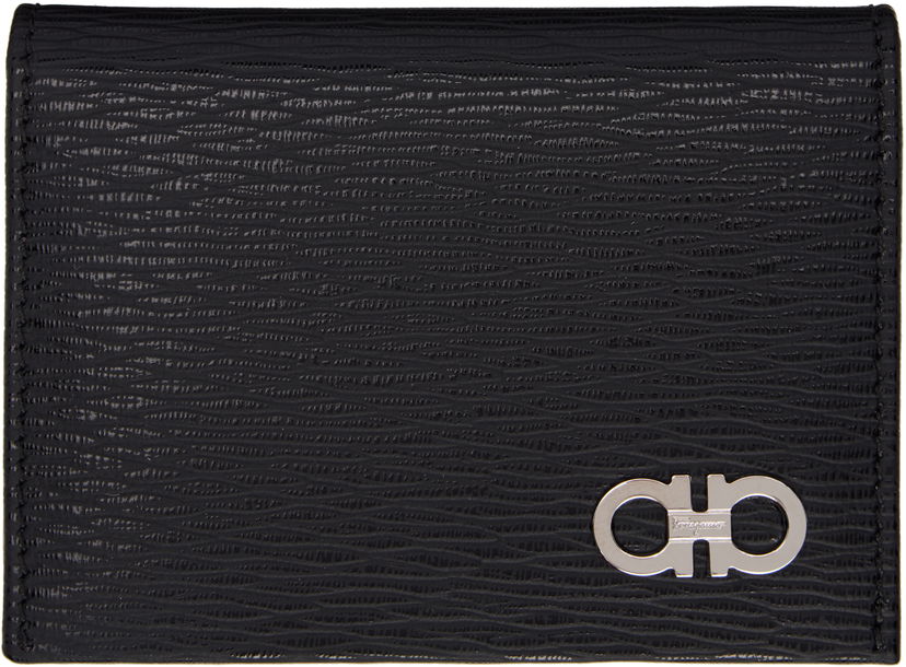 Denarnica FERRAGAMO Salvatore Ferragamo Gancini Card Holder Črna | 685948