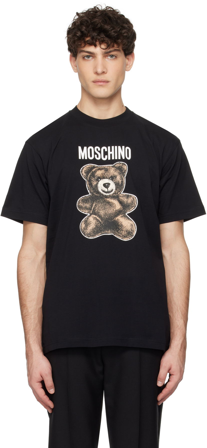 Majica Moschino Moschino Teddy Bear T-Shirt Črna | 251ZZV071002411555