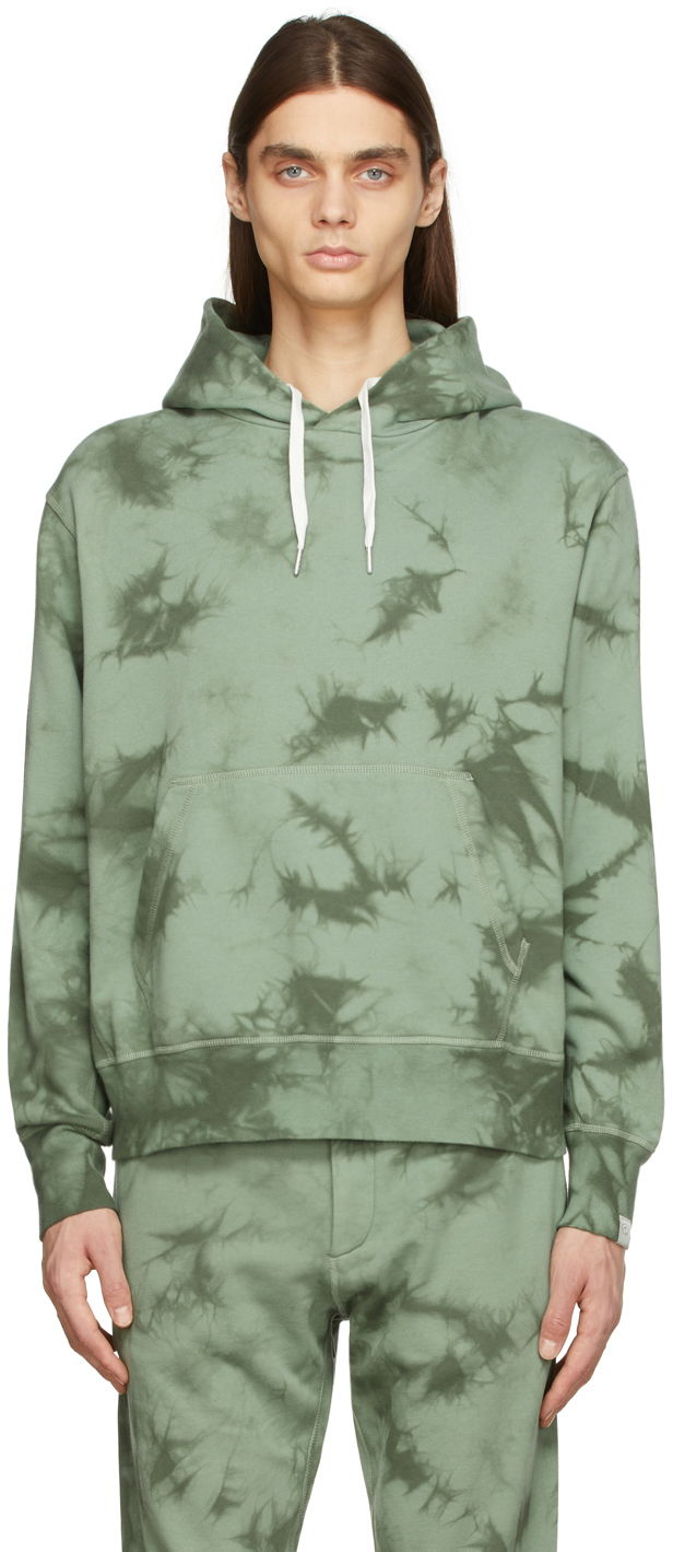 Pulover rag & bone Tie-Dye Terry Hoodie by Zelena | MBC22ST020P120
