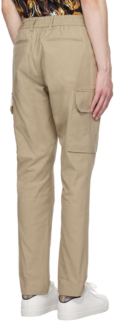 Cargo hlače Paul Smith Paul Smith Cargo Pants with Elasticized Waistband Bež | M1R-417Y-L01314, 2