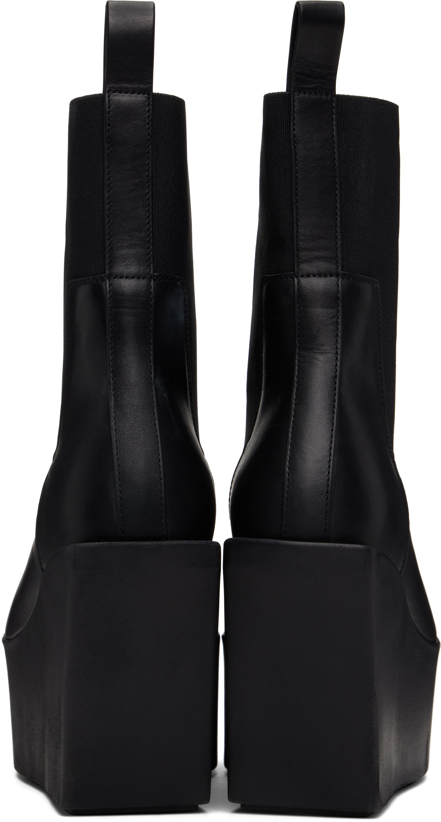 Oblačila Rick Owens Rick Owens Hollywood Sliver Platform Beatle Boots Črna | RP01E7851 LOO, 1