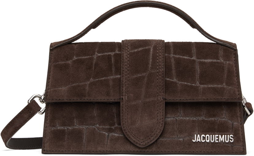 Torbica Jacquemus Jacquemus 'The Large Bambino' Suede Shoulder Bag Rjava | 25E213BA007-3243