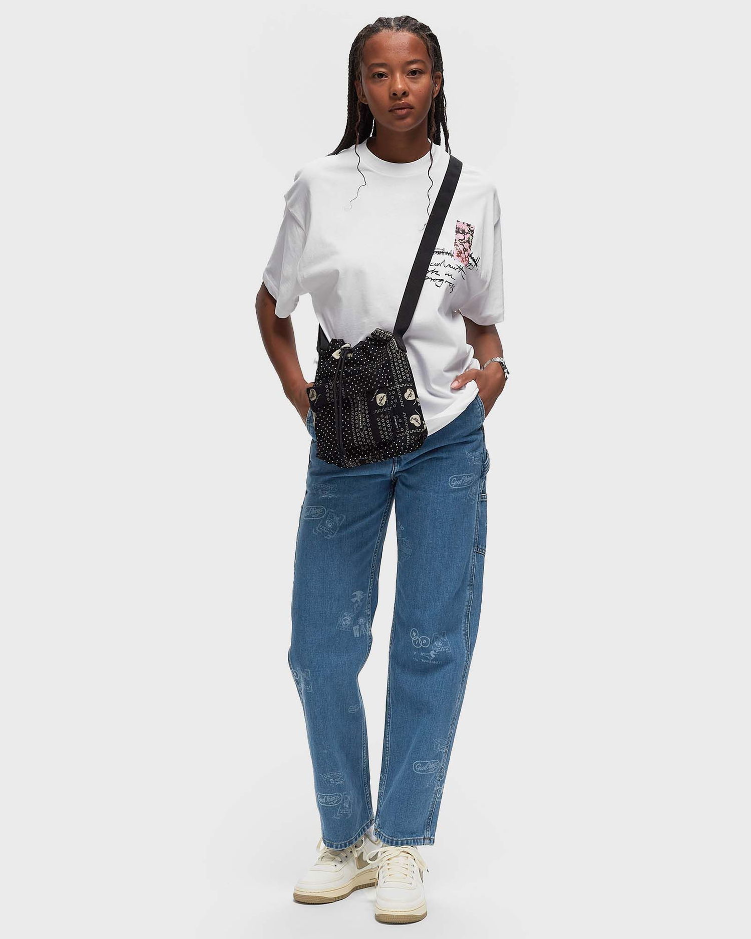 Kavbojke Carhartt WIP WMNS Stamp Pant Modra | I033742-2LN.35, 1