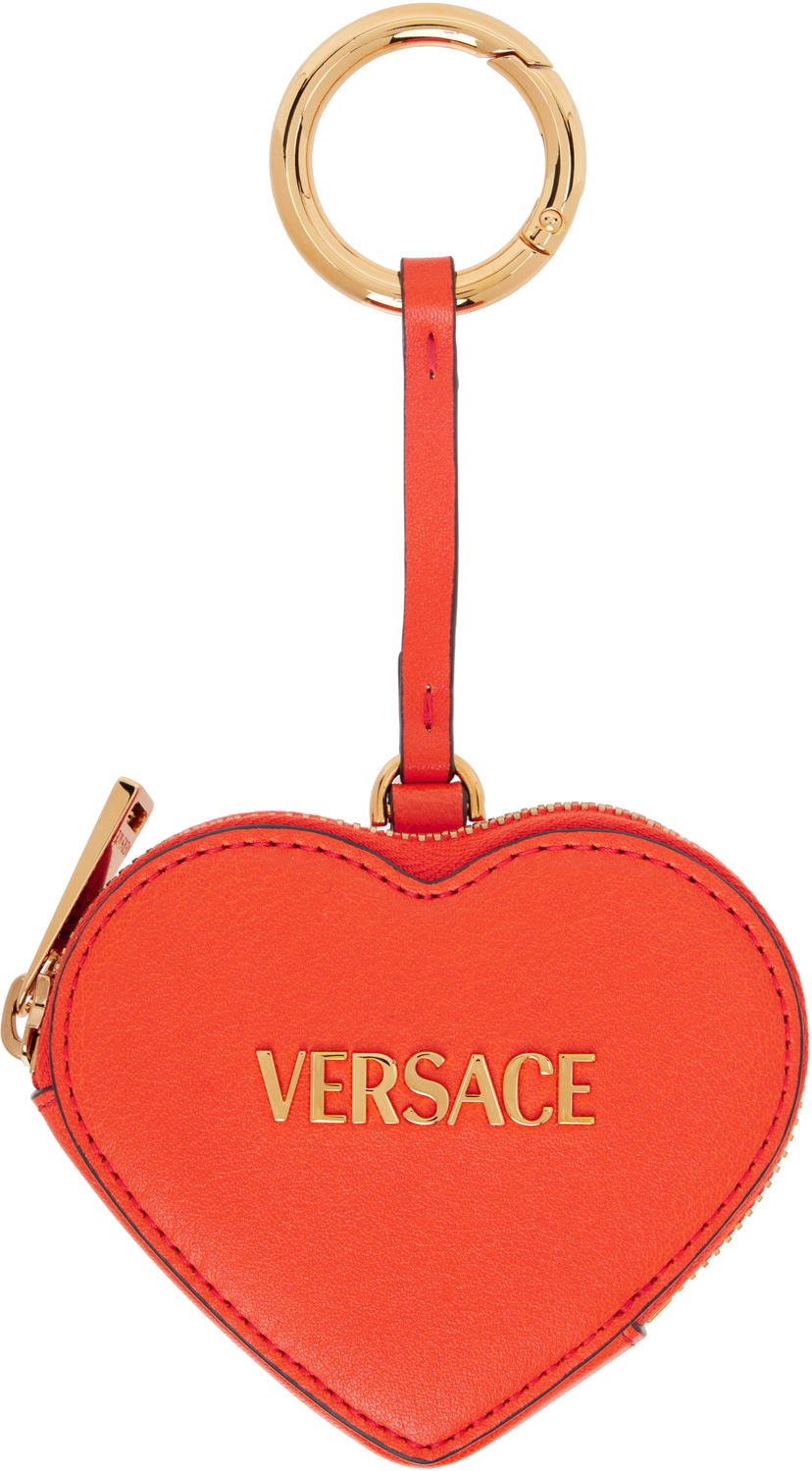 Obeski za ključe Versace Versace Heart Tag Coin Pouch Rdeča | 1019350_1A13171_1RC1V