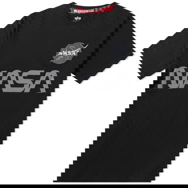 Majica Alpha Industries NASA Reflective Tee Črna | 178501-03, 0