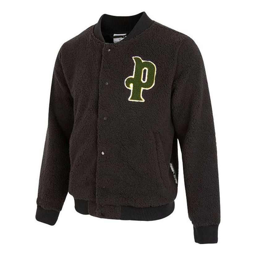 Bomber jakna Puma Sherpa Baseball Jacket Črna | 536182-01