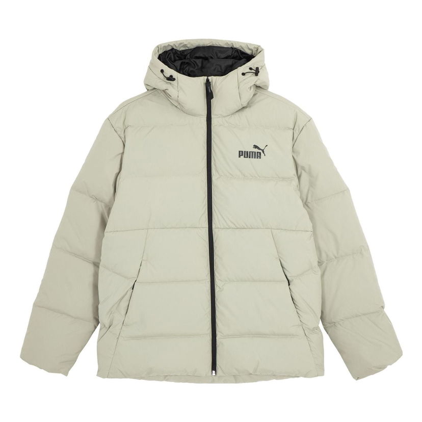Puhovka Puma Essentials Padded Hooded Jacket Zelena | 672411-68