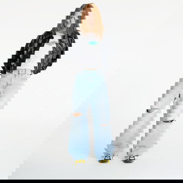 Jakna CALVIN KLEIN Calvin Klein Jeans A-Cropped Crinkle Jacket Črna | LV047C518G UB1, 4