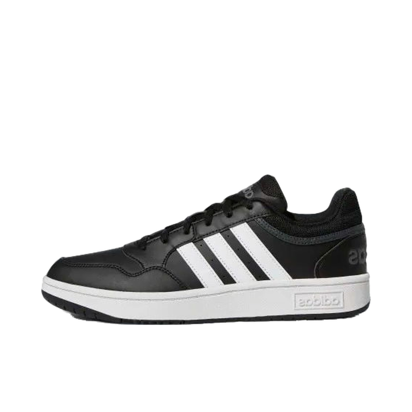 Superge in čevlji adidas Performance adidas Hoops 3.0 Low Black White Stripes Črna | GY5432