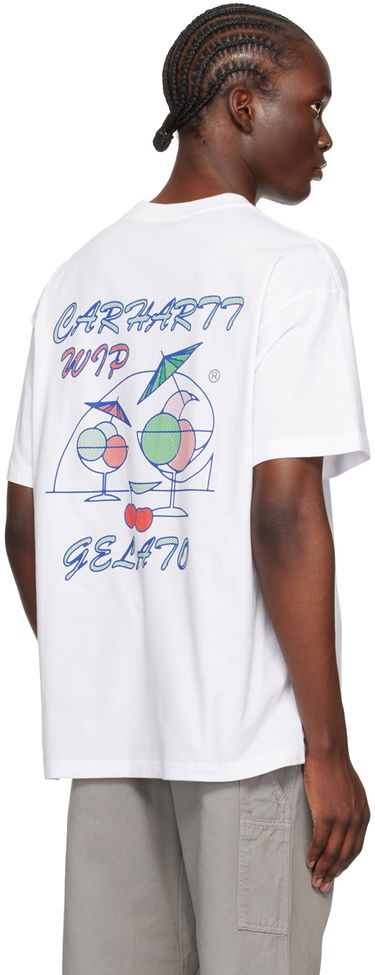 Majica Carhartt WIP Gelato Logo-Print T-Shirt Bela | I033668, 2