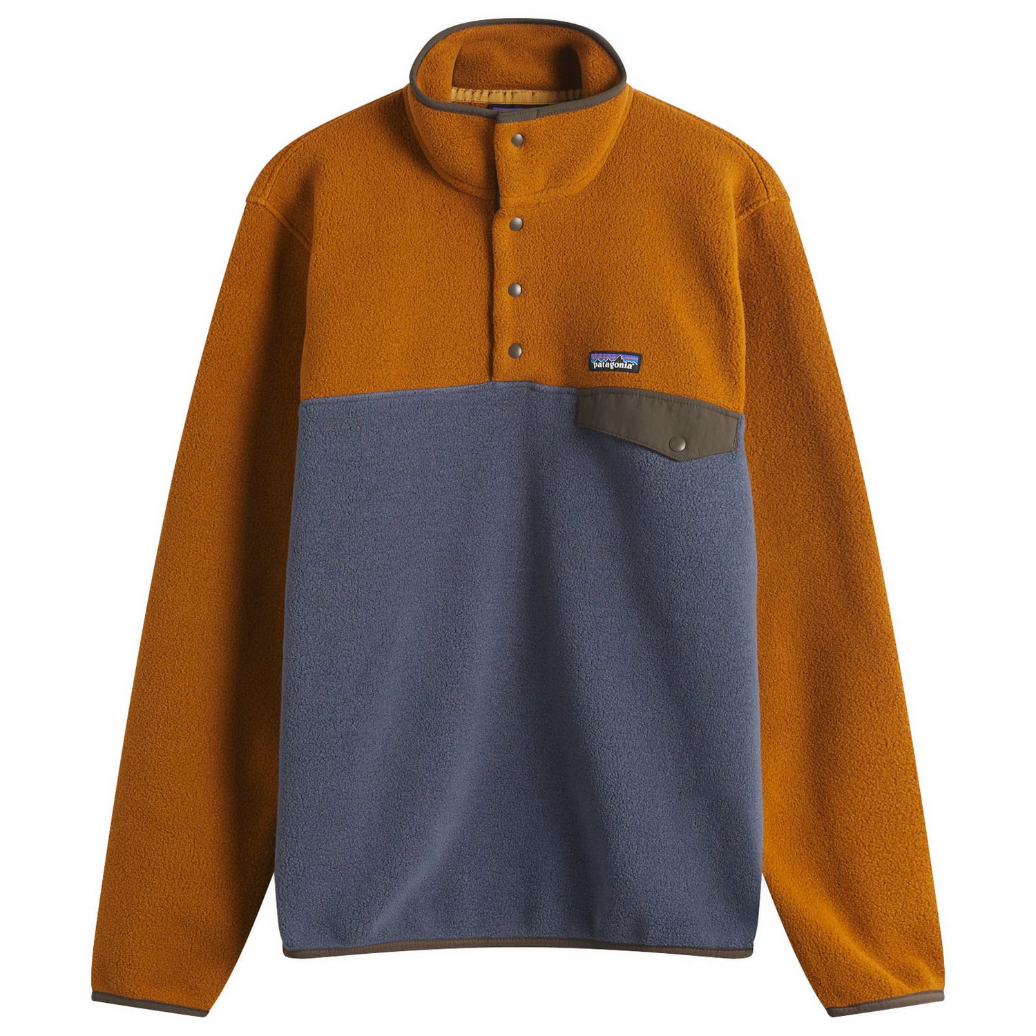 Pleteni pulover Patagonia Lightweight Synchilla Snap-T Fleece Pullover - Size Large Oranžna | 25551-SHBN, 1