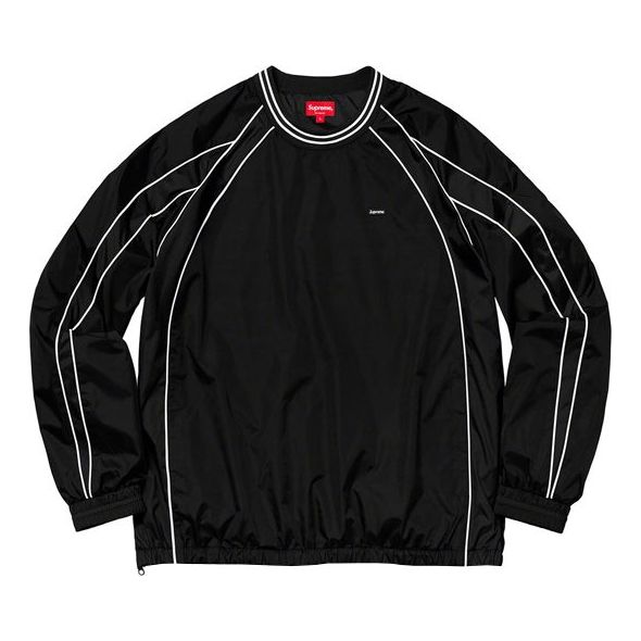 Vetrovka Supreme Piping Warm Up Pullover by Supreme Črna | SUP-FW19-10889