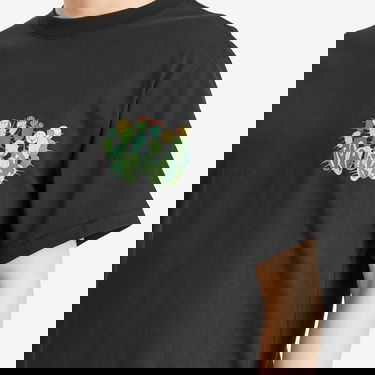 Majica MARKET Smiley Cactus Graphic Tee Črna | 399002186-BLK, 5