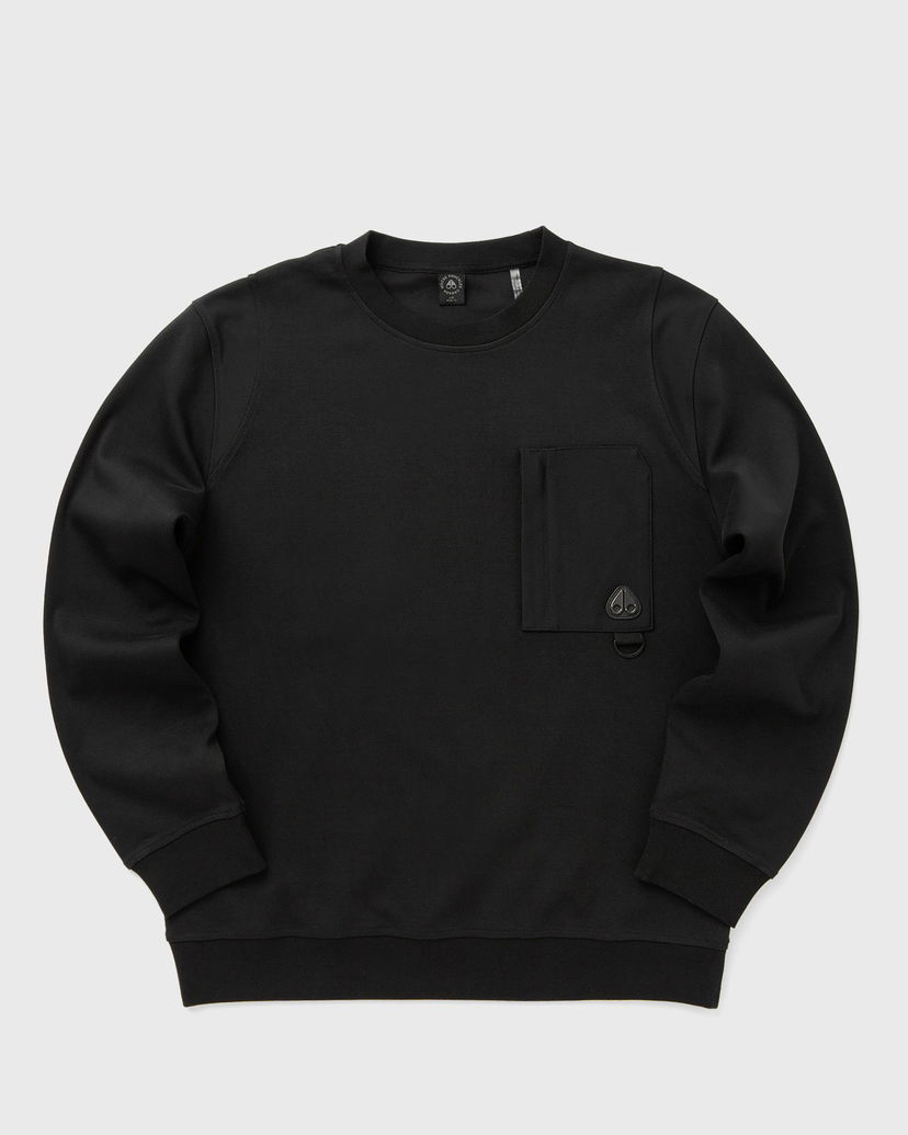 Pulover Moose Knuckles DALON Crew Neck Sweatshirt Črna | M35MS618-292