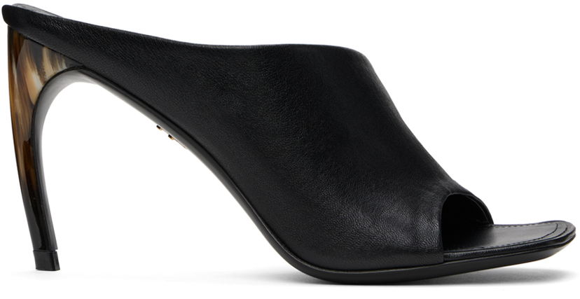 Modni dodatki FERRAGAMO Ferragamo Curved Heeled Sandals Črna | 01I112 - 772928