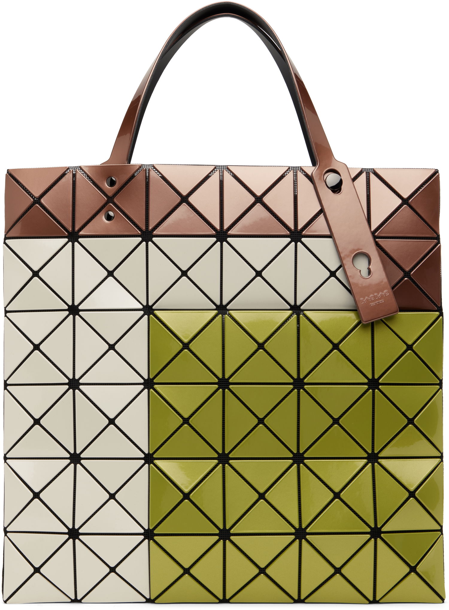 Tote bag BAO BAO ISSEY MIYAKE Geometric Pattern Tote Bag Zelena | BB48AG812, 0