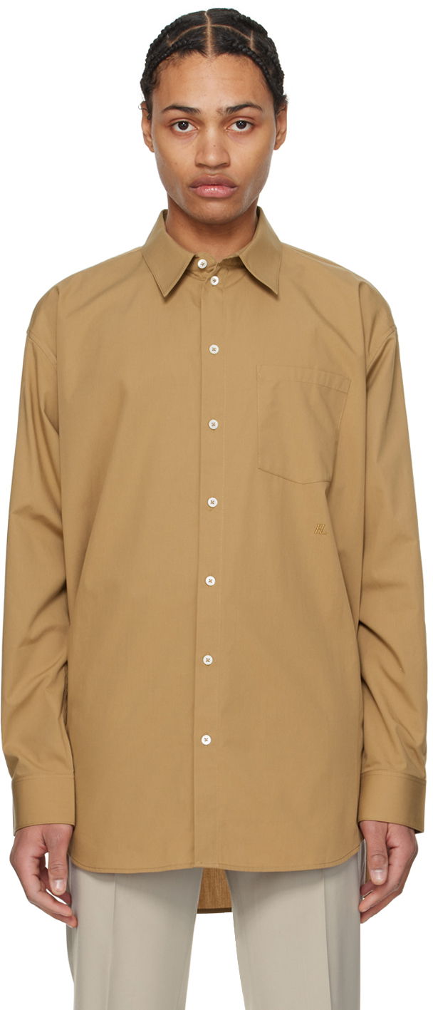 Srajce Helmut Lang Helmut Lang Oversized Shirt Rjava | O01HM501