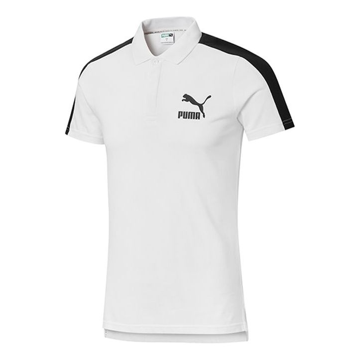 Polo majica Puma Iconic T7 Polo Shirt Bela | 530015-02