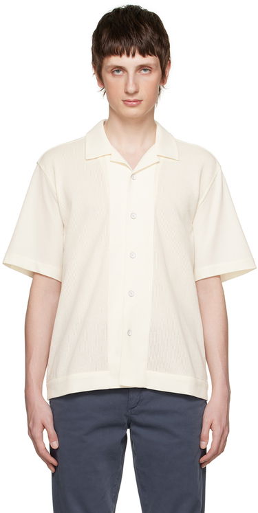 Srajce rag & bone Rag & Bone Avery Knitted Shirt Bela | MBC23PT003MS03, 0