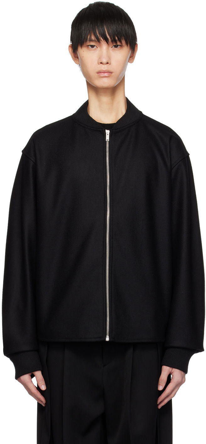 Jakna Jil Sander Zip Jacket Črna | J22HG0102_J40045, 0