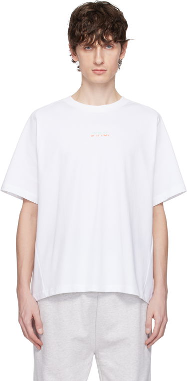 Majica A.P.C. A.P.C. ASICS Edition Wind T-Shirt Bela | COEAV-H26453, 0