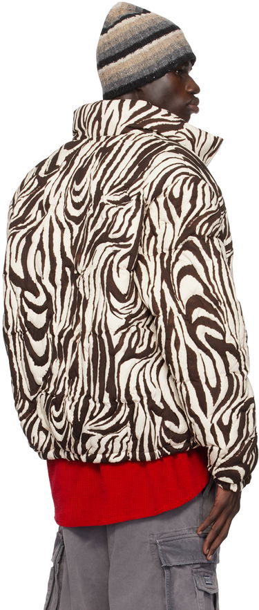 Puhovka ERL ERL Zebra Quilted Puffer Črna | ERL09C002, 2
