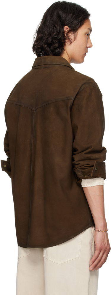 Srajce ISABEL MARANT Isabel Marant Adrian Suede Shirt Rjava | CH0241HA-C2B01H, 2