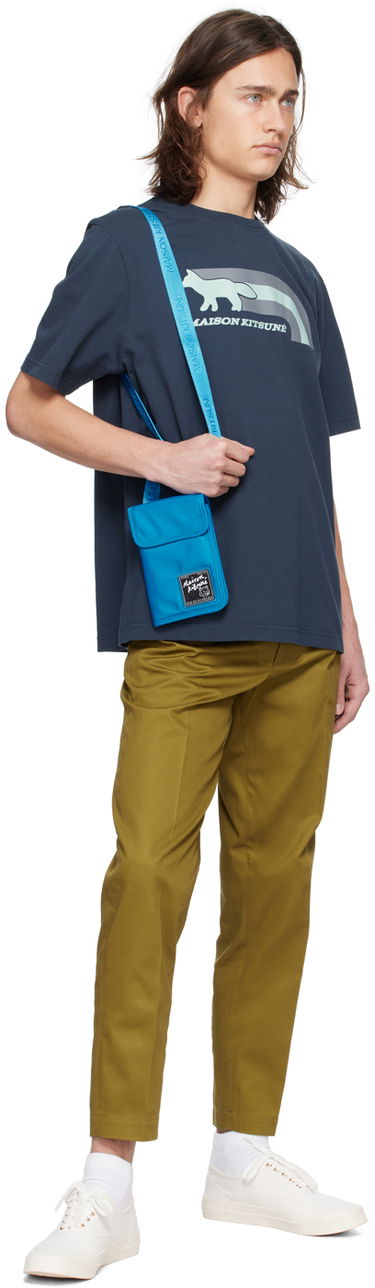 Torba za čez ramo MAISON KITSUNÉ Maison Kitsuné 'The Traveller' Neck Pouch Modra | MM05362WQ1001P451, 3