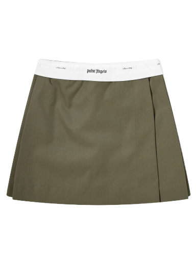 Krila Palm Angels Reversed Waistband Skirt Zelena | PWCU001S23FAB0015601