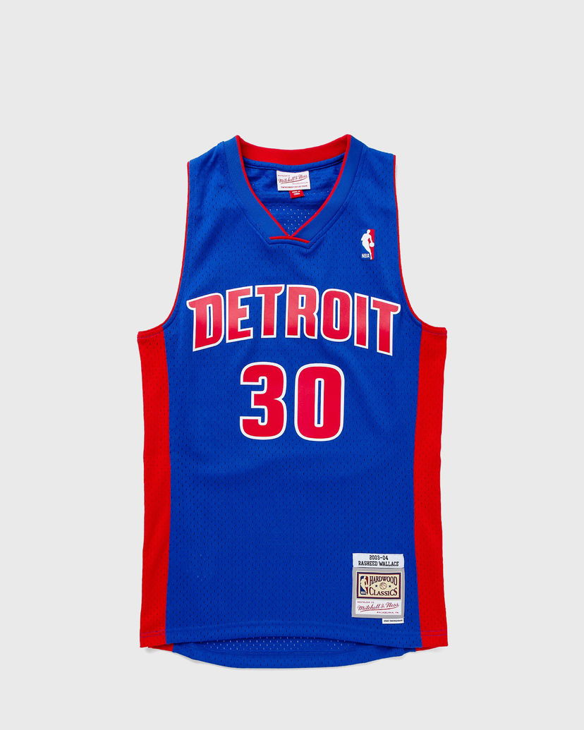 Dres Mitchell & Ness NBA Swingman Jersey Detroit Pistons 2003-04 Rasheed Wallace #30 Modra | SMJYAC19110-DPIROYA03RWA