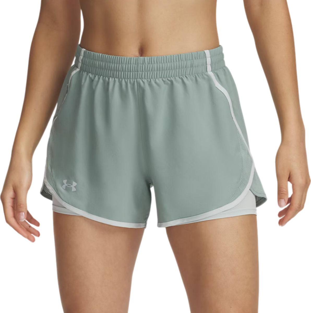Kratke hlače Under Armour Under Armour Fly By 2-in-1 Running Shorts Zelena | 1382440-348, 0