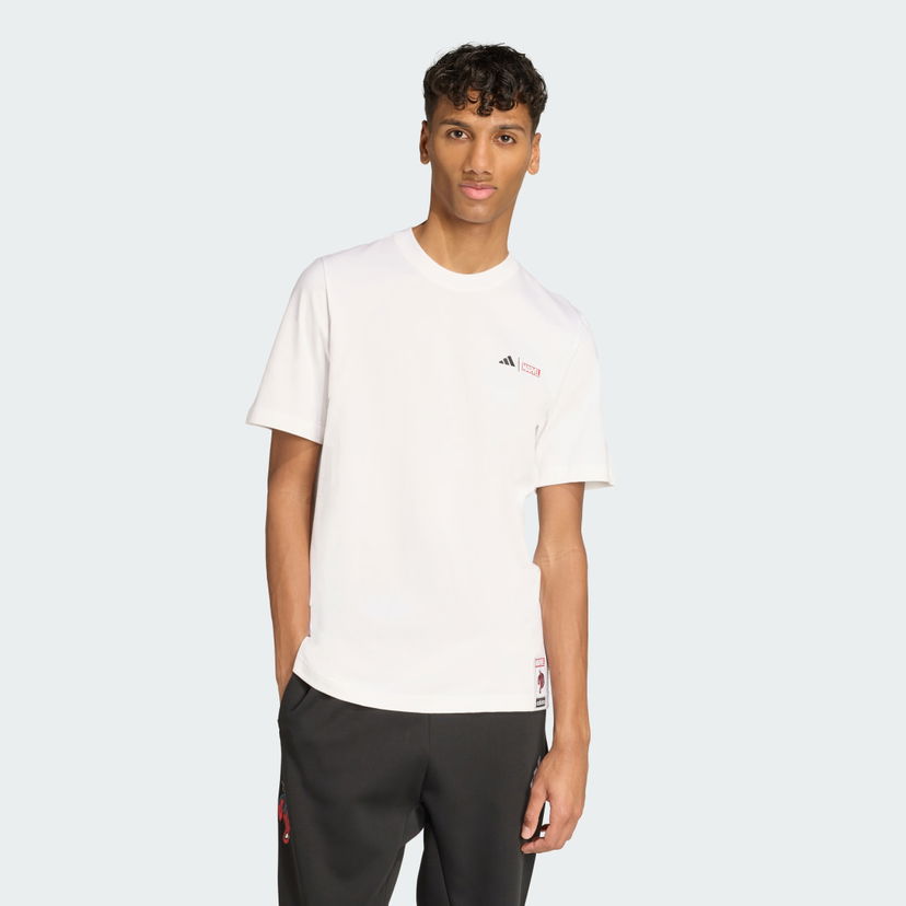 Majica adidas Performance Marvel Spider-Man Graphic T-Shirt Bela | JL8056