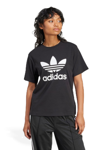Majica adidas Originals Trefoil Regular T-Shirt Črna | IR9533