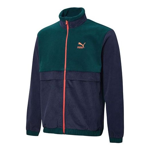 Jakna Puma Retro Polar Fleece Colorblock Stand Collar Jacket Večbarvna | 531274-06