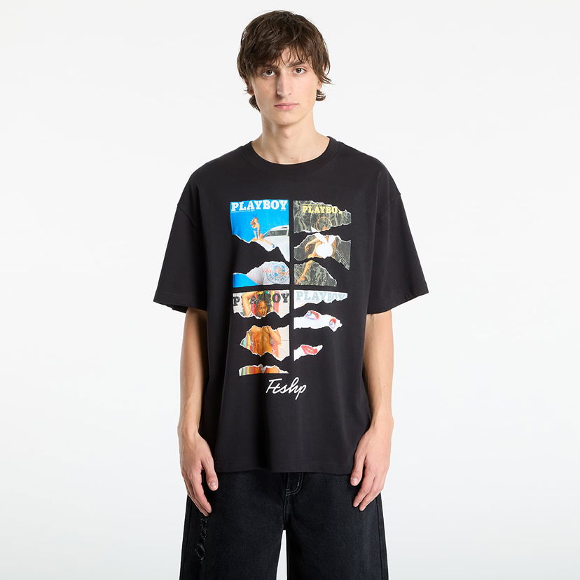 Majica Footshop Playboy x FTSHP Covers Tee UNISEX Black Črna | FTSHP_526
