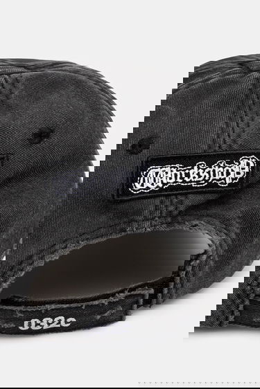 Kapa 032C 032c "Faithless" Distressed Baseball Cap Črna | S25-UAW-3101-050, 2