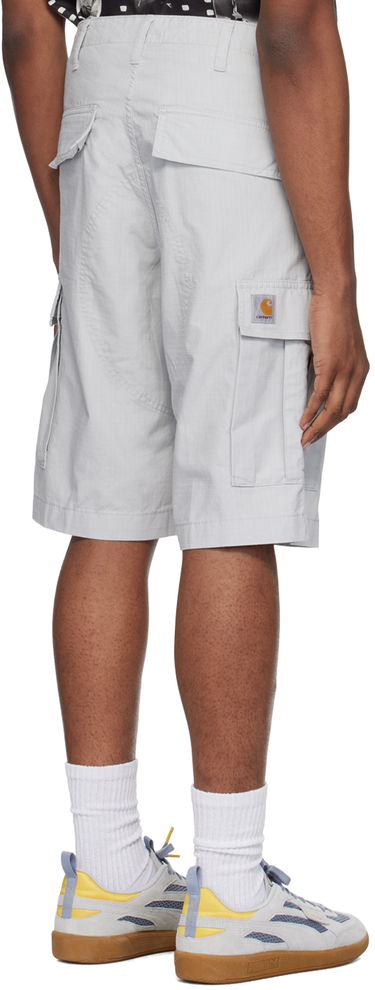 Kratke hlače Carhartt WIP Regular Fit Cargo Shorts Siva | I028246, 2