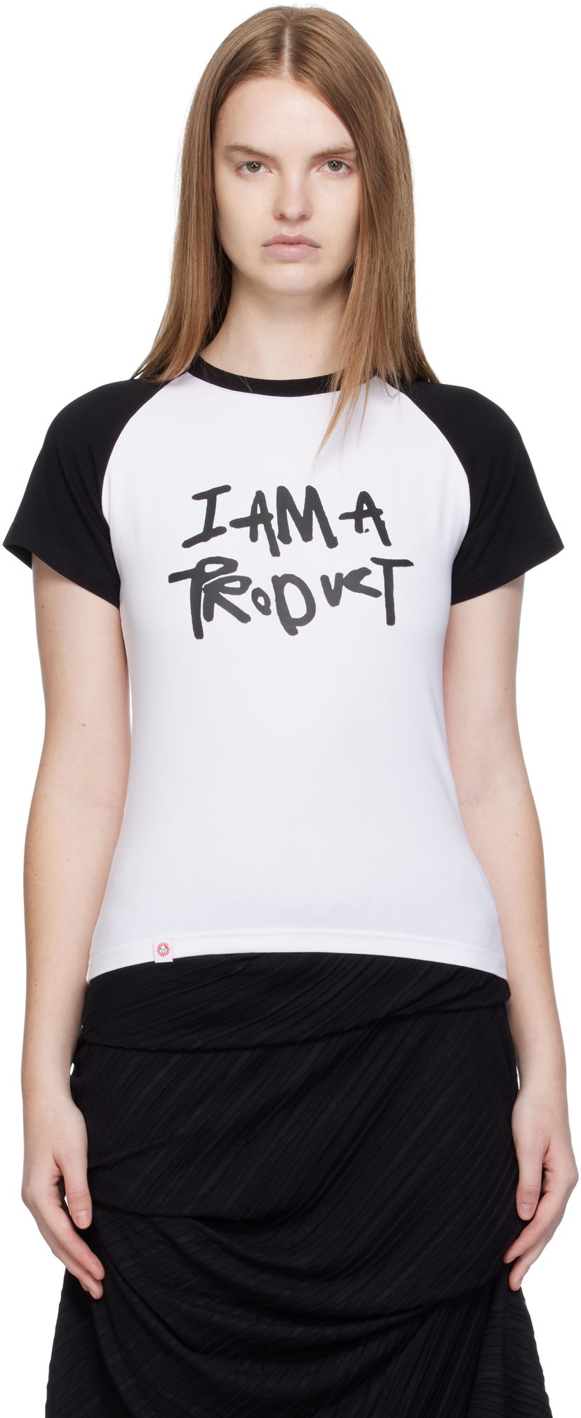 Majica Charles Jeffrey Loverboy Charles Jeffrey LOVERBOY Graphic Baby Raglan T-Shirt Bela | 52082001