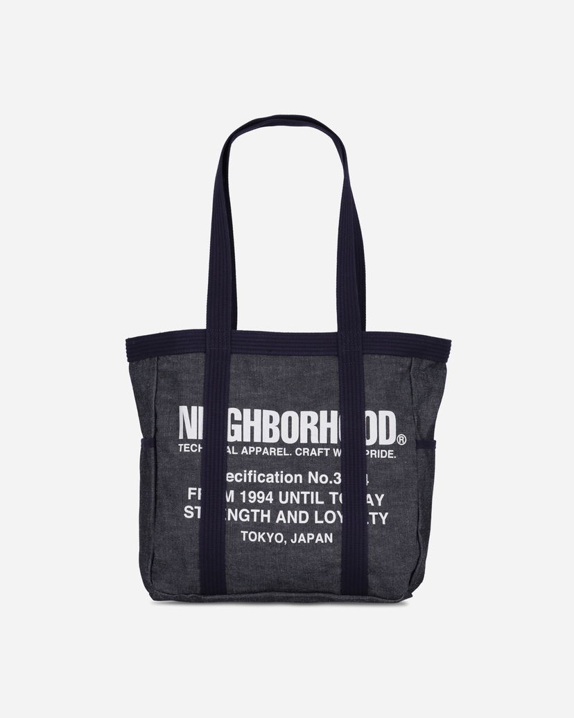 Tote bag Neighborhood NEIGHBORHOOD Denim Tote Bag Mornarica | 252TQNH-CG03 INDIGO