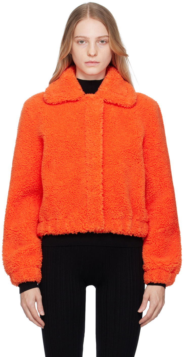 Jakna Moschino Jeans Zip Jacket Oranžna | 605 8717