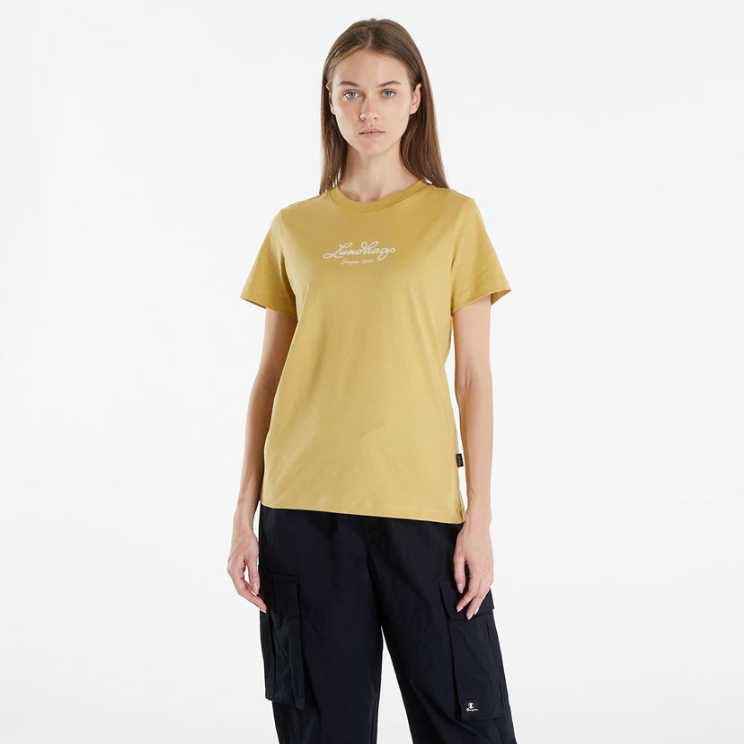 Majica Lundhags Lundhags Jarpen Logo T-Shirt Rumena | 44318-24-50700