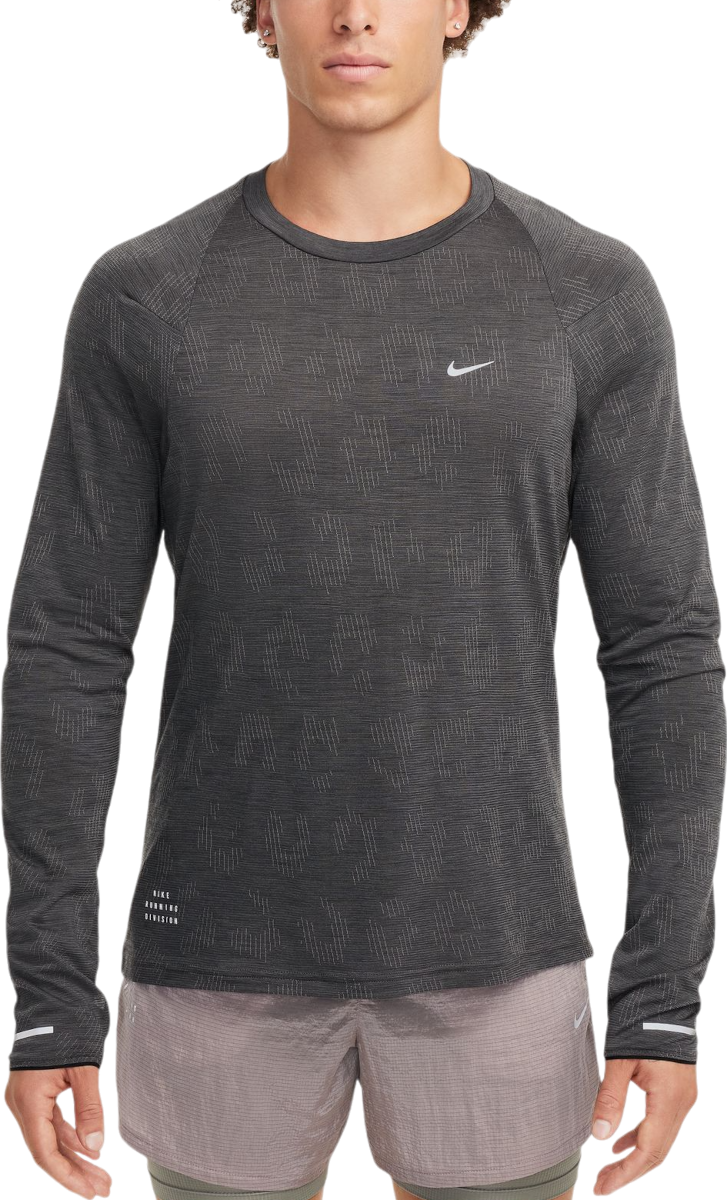 Majica Nike Running Long Sleeve T-Shirt Siva | fz1125-010