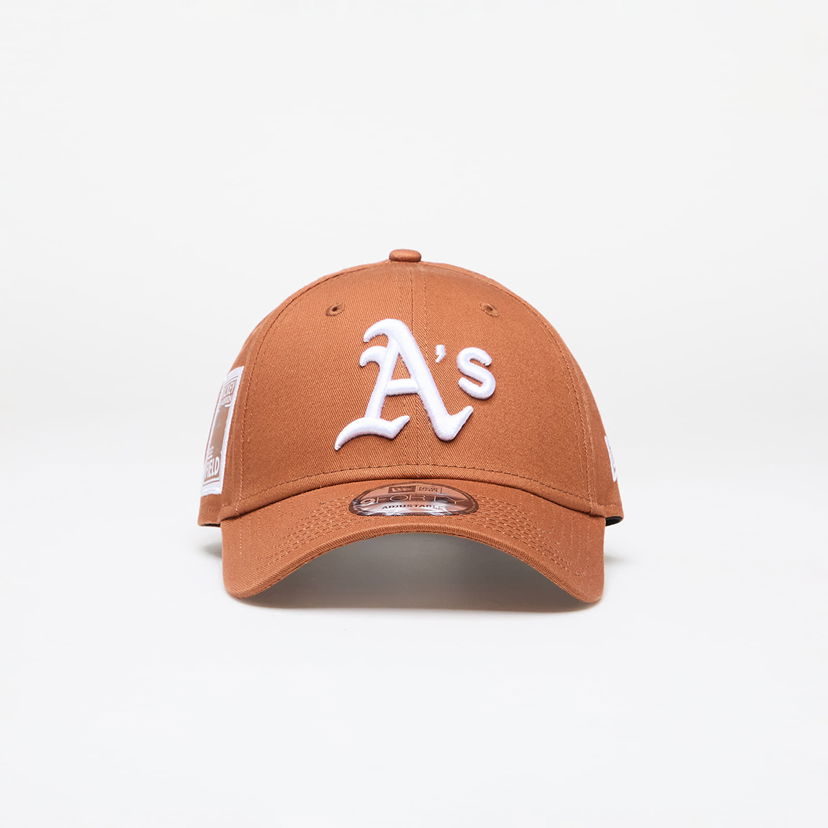 Kapa New Era Oakland Athletics MLB Side Patch 9FORTY Adjustable Cap Rjava | 60435134