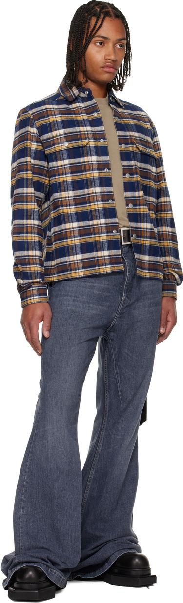 Srajce Rick Owens Concordians Cropped Overshirt Večbarvna | DL02E2299 CPGJP, 3