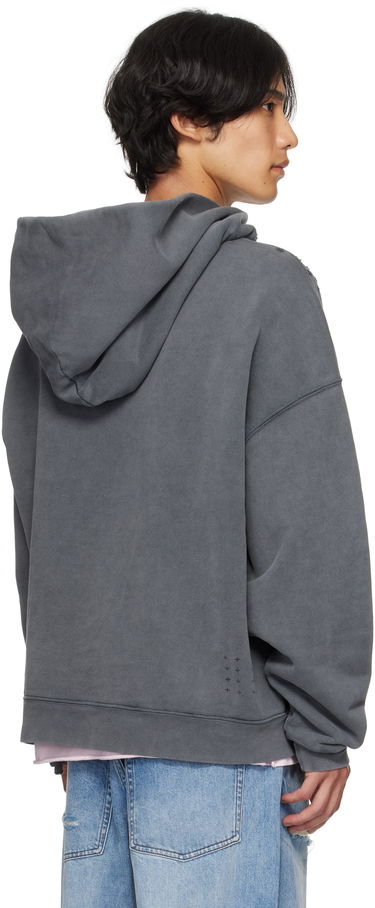 Pulover Ksubi Ksubi Blasted Ekcess Hoodie Siva | MPF25FL005, 2