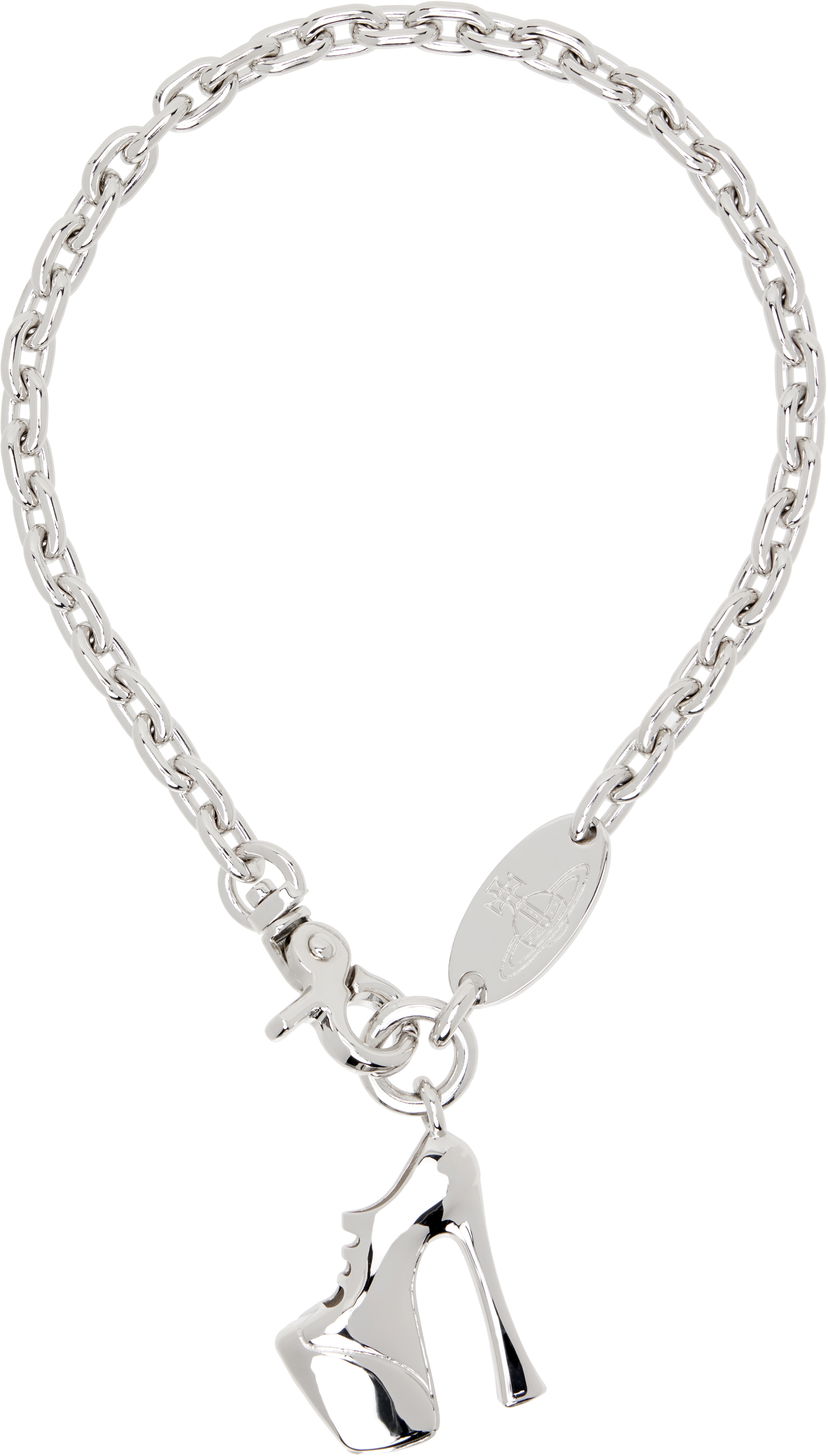 Ogrlica Vivienne Westwood Vivienne Westwood Alienor Chain Shoe Pendant Necklace Kovinski | 6301013O-02P019-