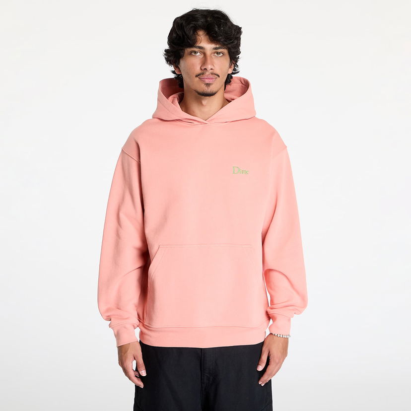 Pulover Dime Classic Small Logo Hoodie UNISEX Pink Clay XXL Oranžna | DIMEFA2412PIN